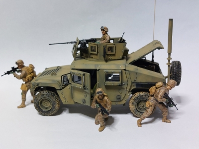 アカデミー製 1/35 アメリカ軍 装甲車ハンヴィーM1151 - 20221214_2458606.jpg