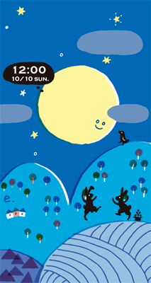 Works Flash待ち受け 10月 1018 Gif