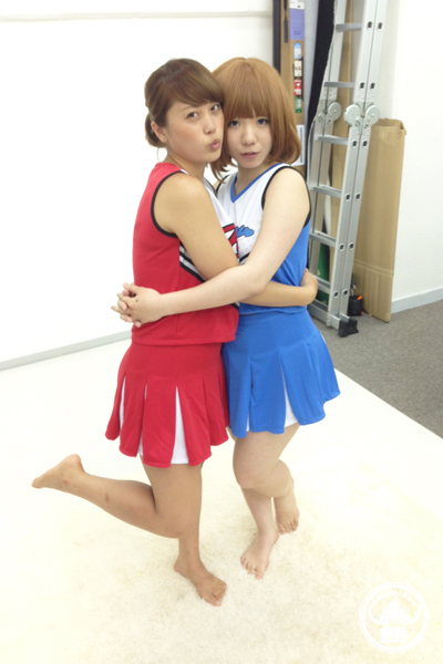 チアリーダーおのまん&マナ