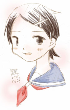 憂いをひめた可符香。
