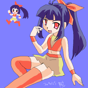 オリキャラ らな子 ブルー