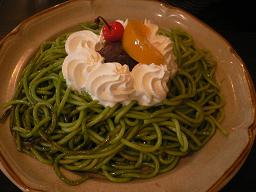 甘口抹茶小豆スパ