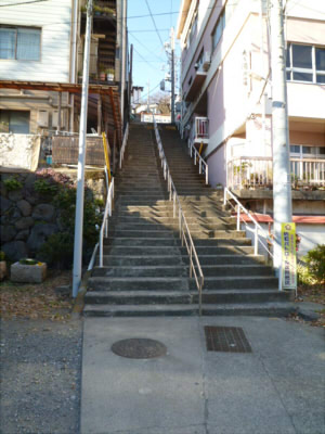 伊豆山神社 石段