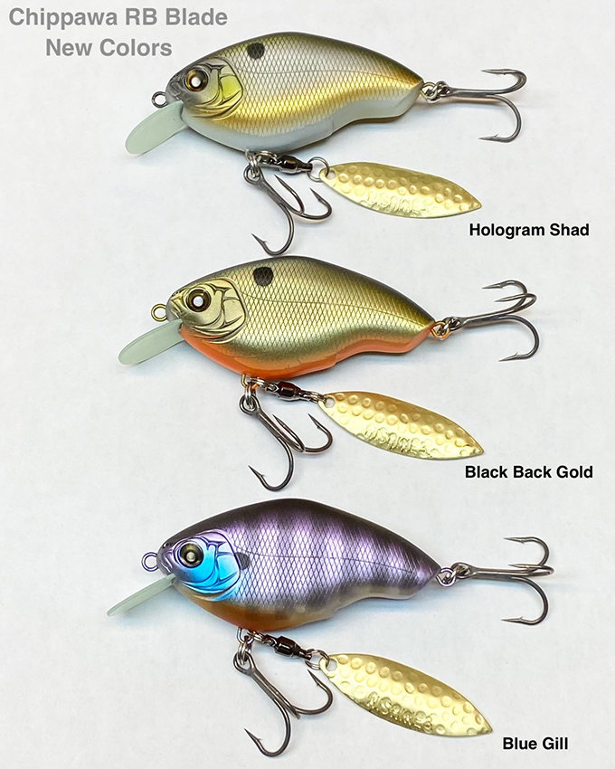 NISHINE LURE WORKS】チッパワRB ブレード & DD ブレード 新色