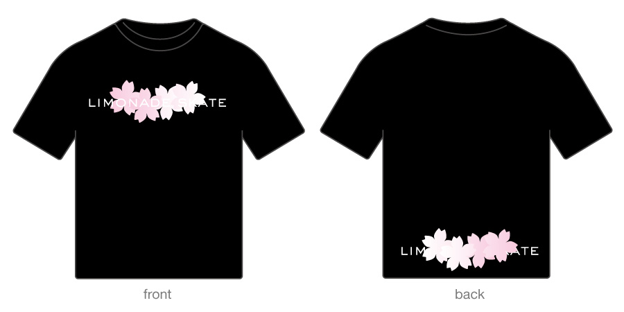 llimonade skate : sakura 02 / t-shirt / midnight