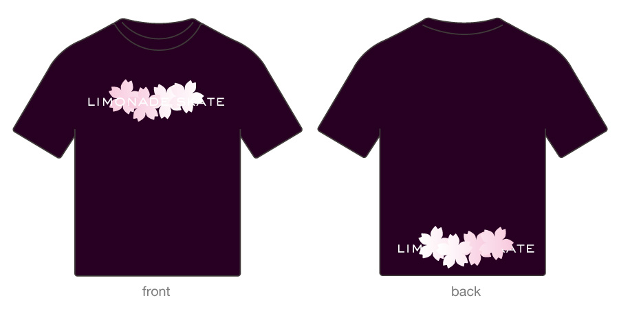 llimonade skate : sakura 02 / t-shirt / twilight
