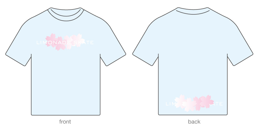 llimonade skate : sakura 02 / t-shirt / daylight