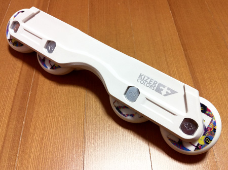 Kizer SLIMLINE フレーム:全輪60mmでロッカリングのセッティング