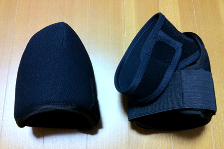 HAZAK:KNEE PROTECTOR(ニィープロテクター:HN-99);正面&横