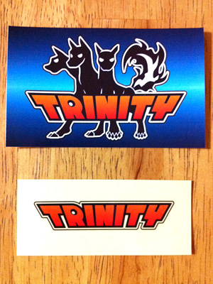 ステッカー:TRINITY;大小2種類