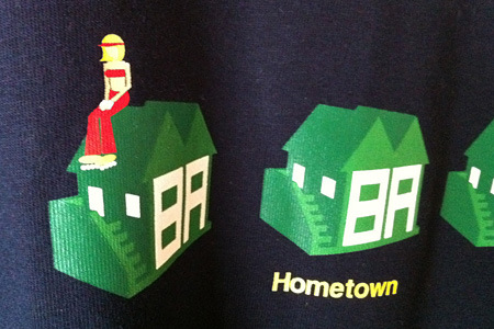 2011 high summer collection “3D HOUSE S/S TEE” NV @inhabitant