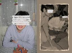 長男の誕生会