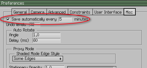 autosave