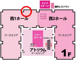 デザインフェスタ会場マップ
