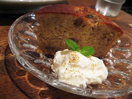 バナナとヨーグルトのケーキ
