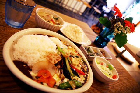 momo curry モモカレー 野菜カレー スープカレー グリーンカレー