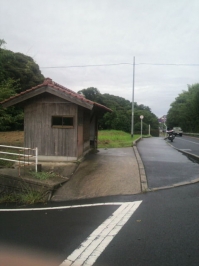 雨と道