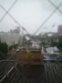 防府の雨の様子