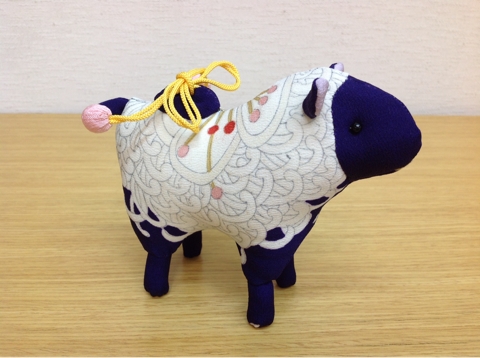 ちりめん細工・ひつじ・人形
