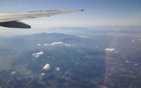 のんちゃんGW旅行記-阿蘇山かな?