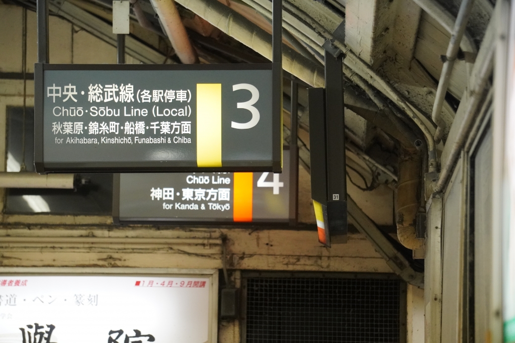 ｊｒ御茶ノ水駅３番線の水道橋駅寄りとゼロキロポスト 湯島聖堂の写真 09 Jpg