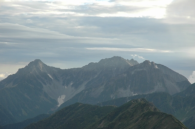 穂高の山並み