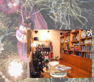 店内もクリスマス