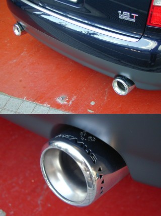 AUDI A4 クワトロ REMUS102φR・SINGLE(R・L)