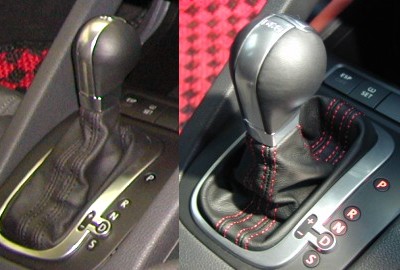 GOLF5 GTI シフトノブ赤ステッチ
