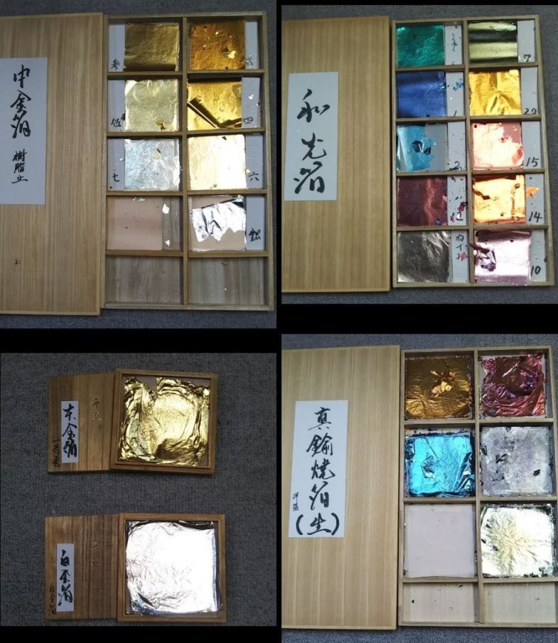 ペットボトル・アートの箔