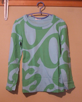 ZUCCA 水色×緑 Tシャツ