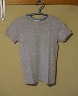 agmes.b グレー霜降り Tシャツ