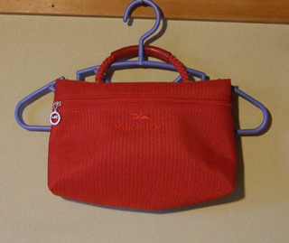 LONGCHAMP 赤 ハンドバッグ
