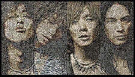 THE YELLOW MONKEYフォトモザイクアート