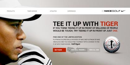NIKE:Tee It Up With Tiger Woods
