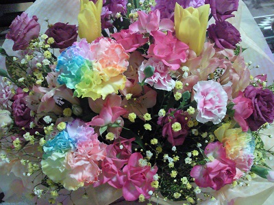キレイなお花をありがとうございました! キレイなお花をありがとうございました!