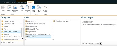 ScriptEditorWebPart