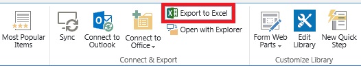 Export to Excel