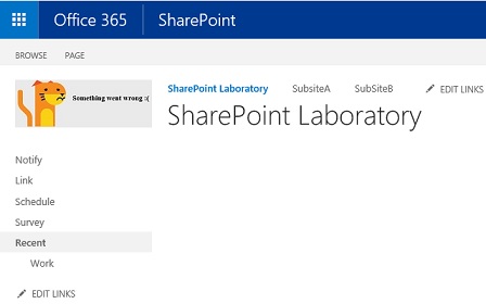 SharePoint Classic Site Logo