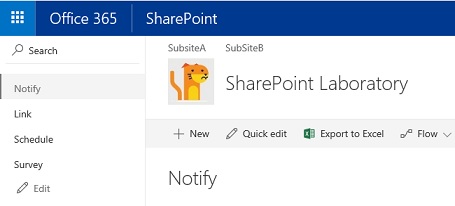 SharePoint Modern Square Site Logo
