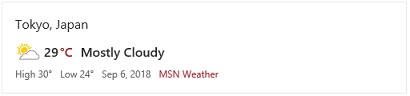 SharePoint Online Modern UI Weather Web Part
