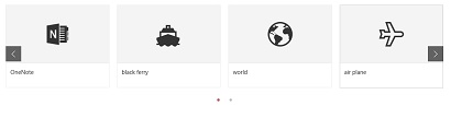 SharePoint Modern UI Quick Link Layout Optionsfilmstrip