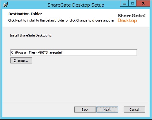 sharegate install 4