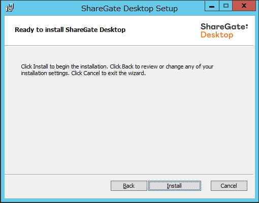 sharegate install 5