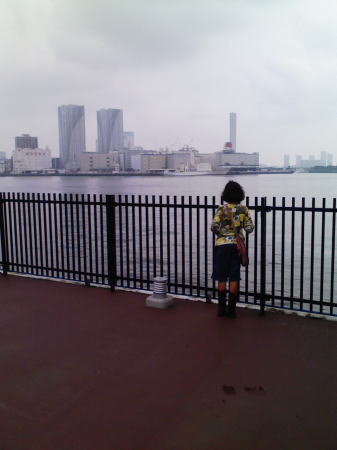 船待ち。30分近く前に到着してました>A型(笑)