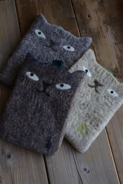 昨年末のねこ展で出してたサイズ違いの袋
