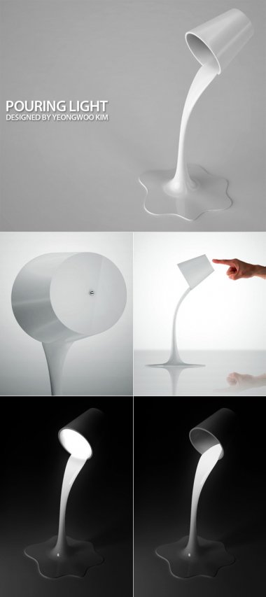 pouring light