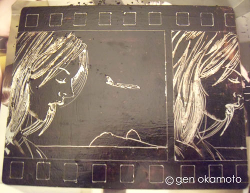 銅版画 制作