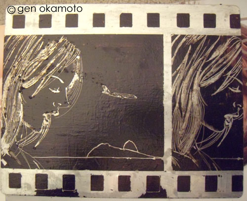 銅版画 制作