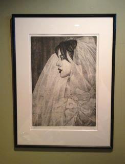 銅版画 White Wedding